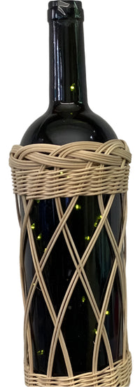 Lighted Wine Bottle