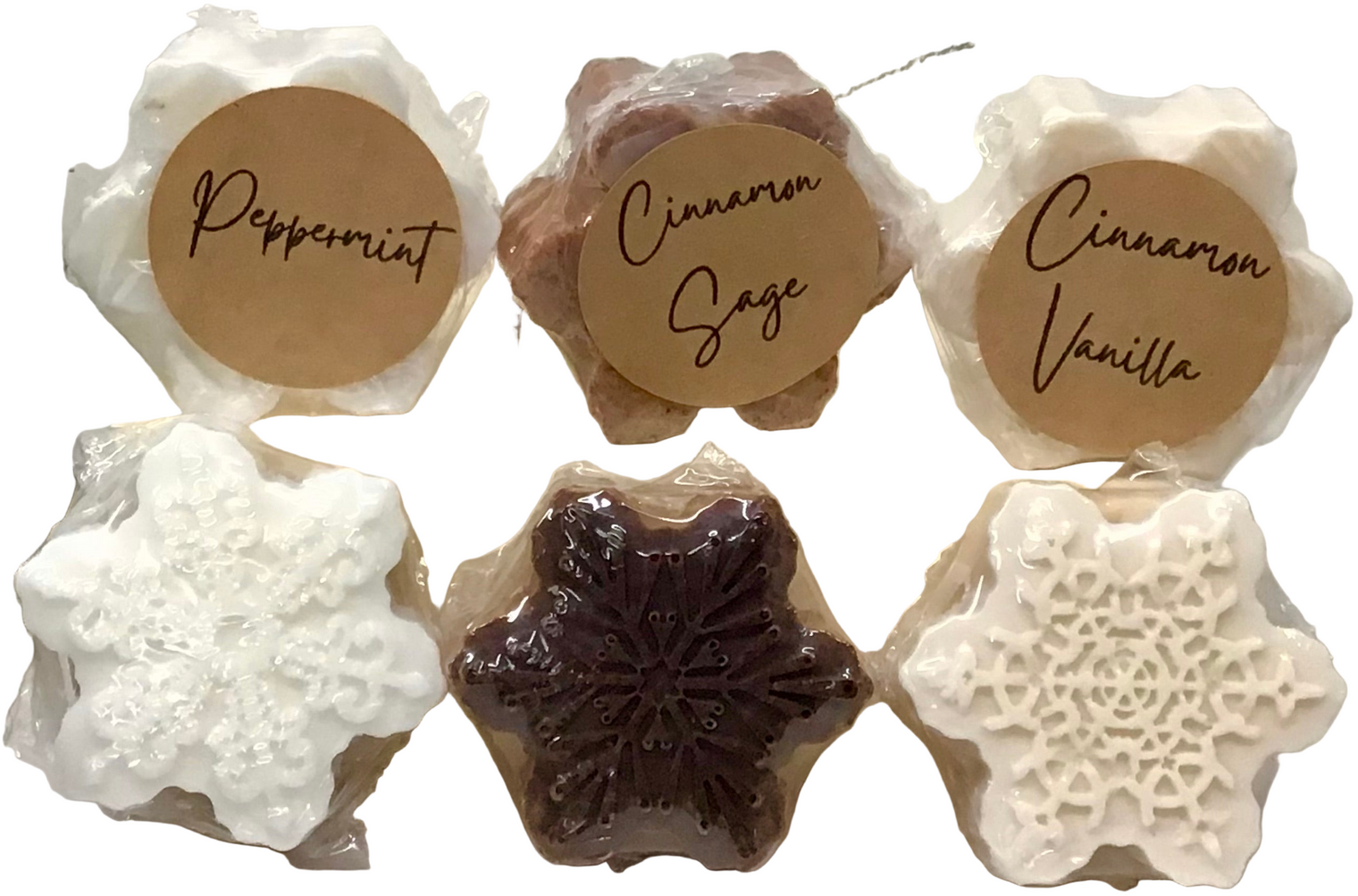 Holiday Snowflake Soap