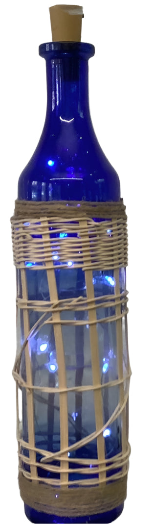 Lighted Wine Bottle
