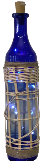Lighted Wine Bottle