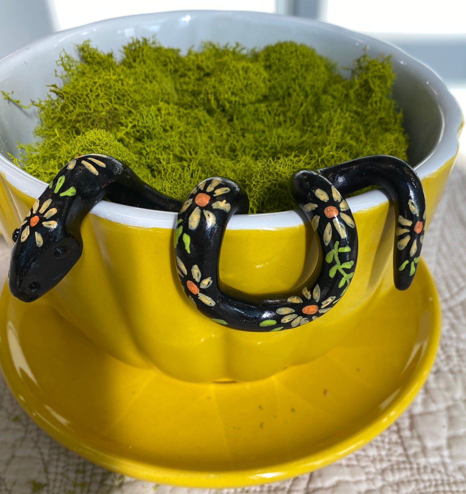 Whimsical Polymer Clay Snakes