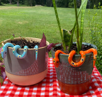 Whimsical Polymer Clay Snakes