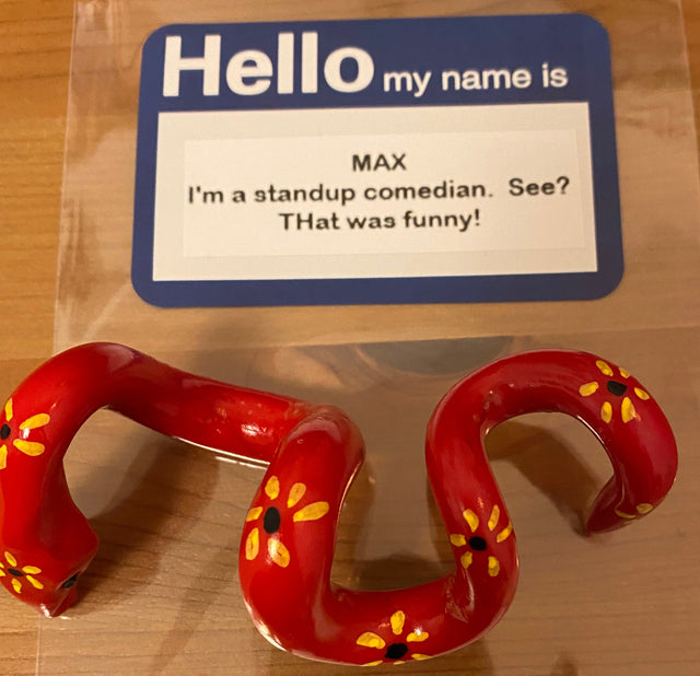 Whimsical Polymer Clay Snakes