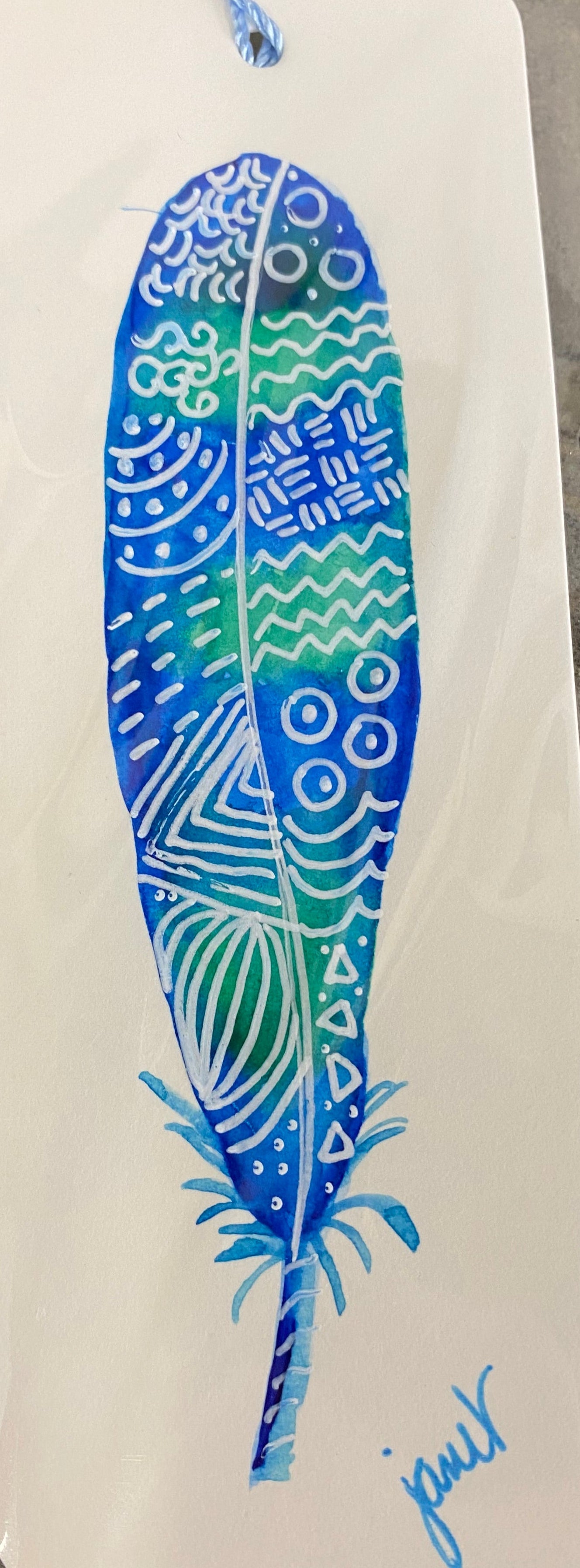 Bookmarks - Feather Designs