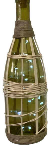 Lighted Wine Bottle