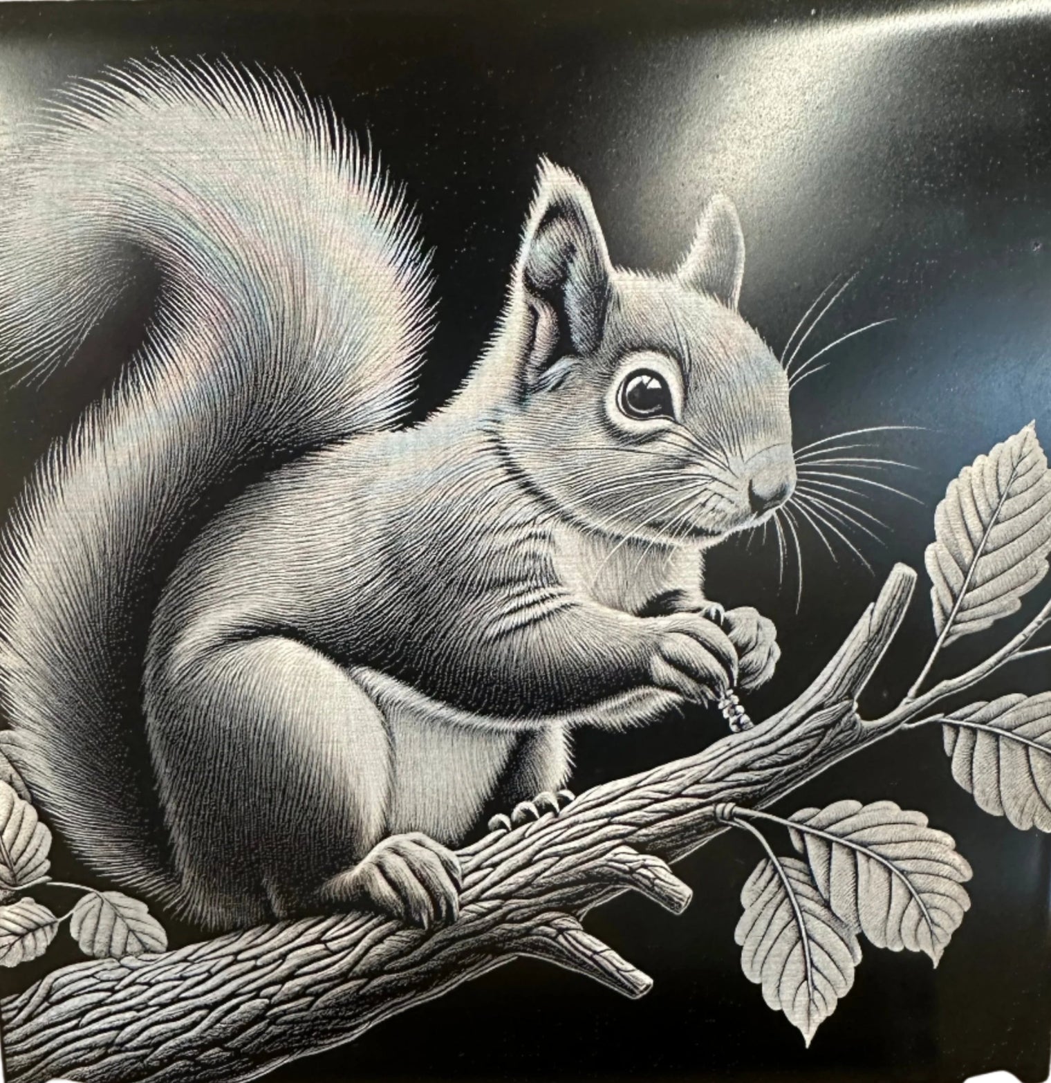 Laser Engraved Ceramic Tile