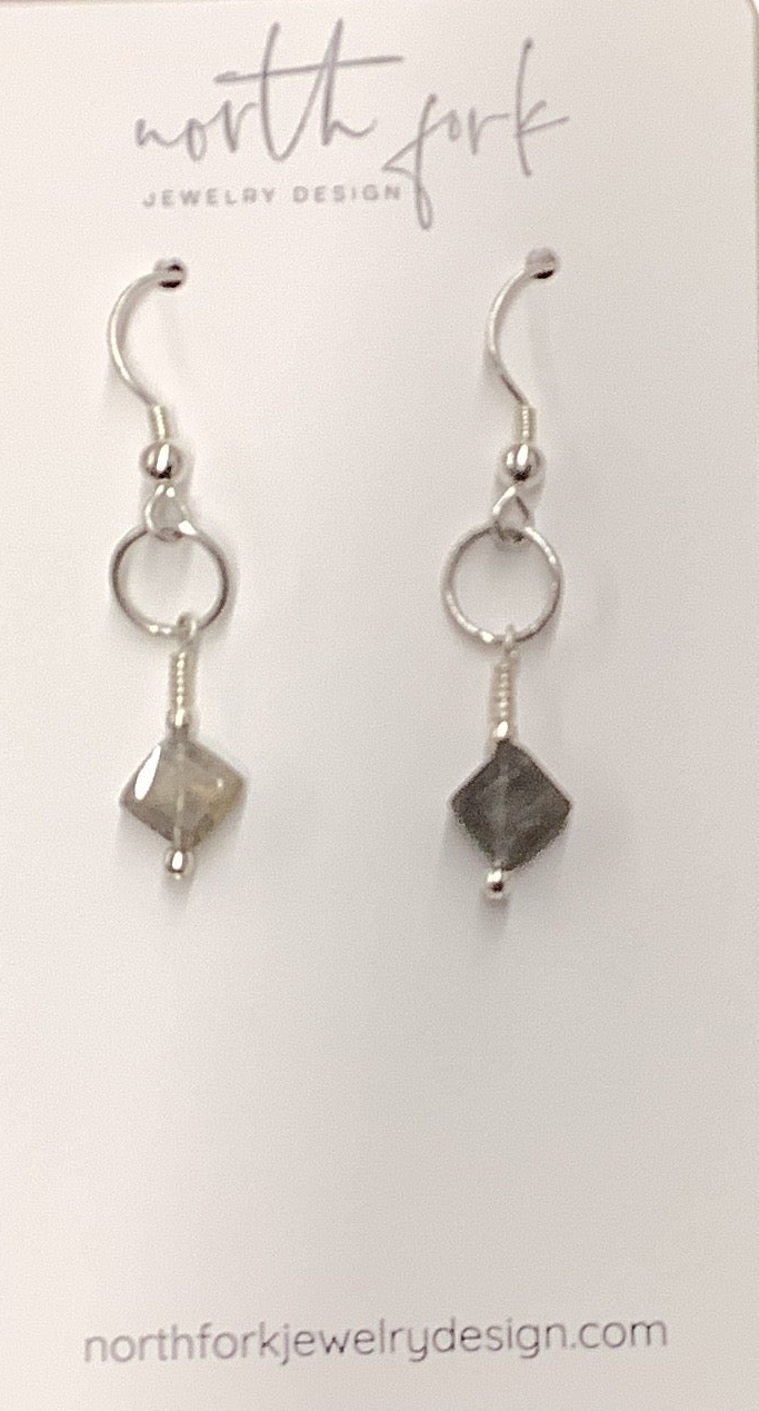 Labradorite & Sterling Earrings