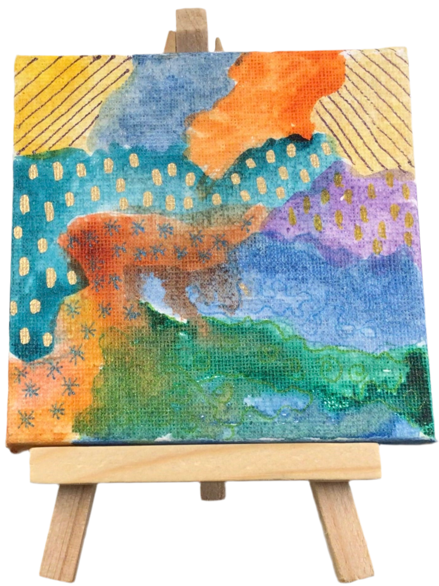 Tiny Art with Easel
