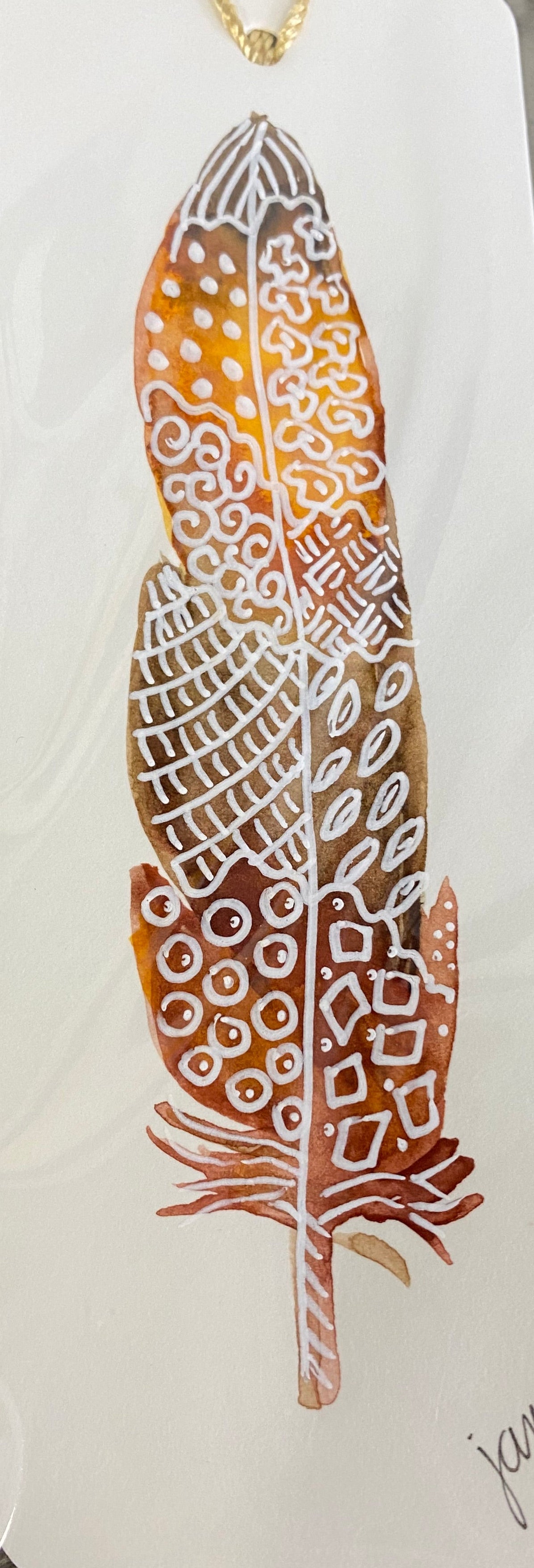Bookmarks - Feather Designs