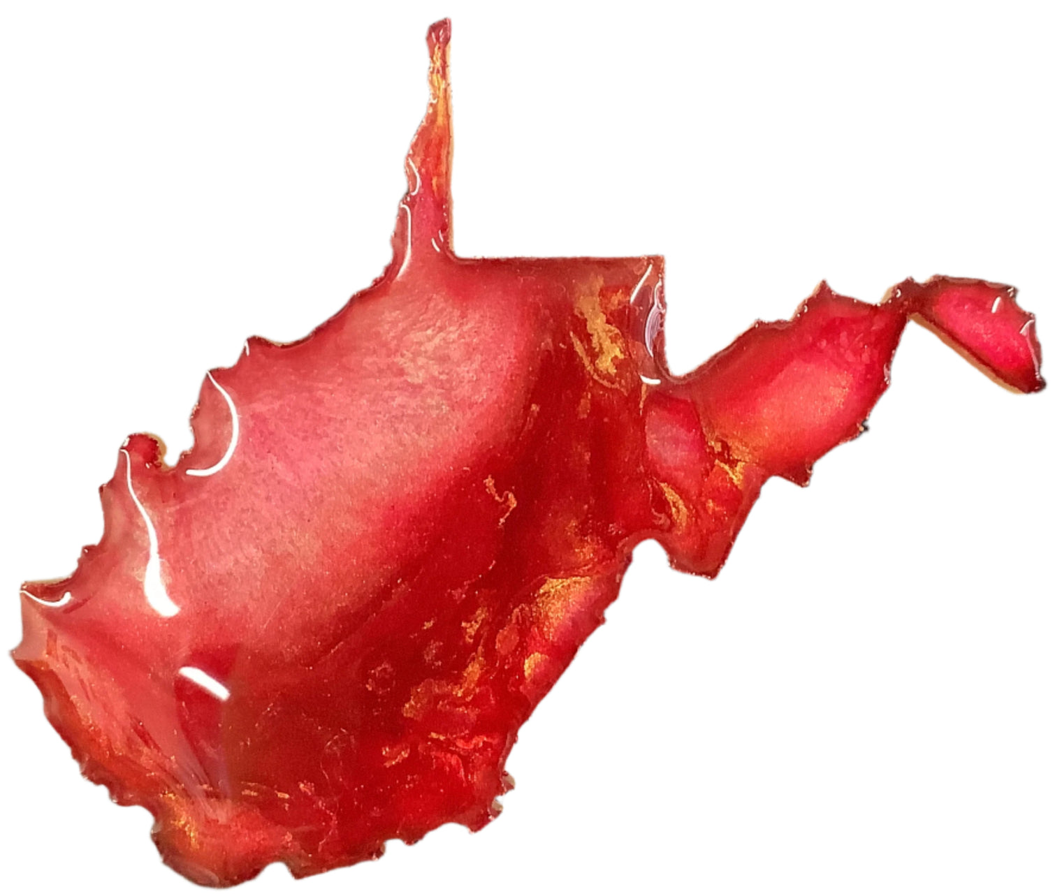 Resin WV Magnet - Medium & Large
