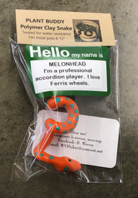 Whimsical Polymer Clay Snakes