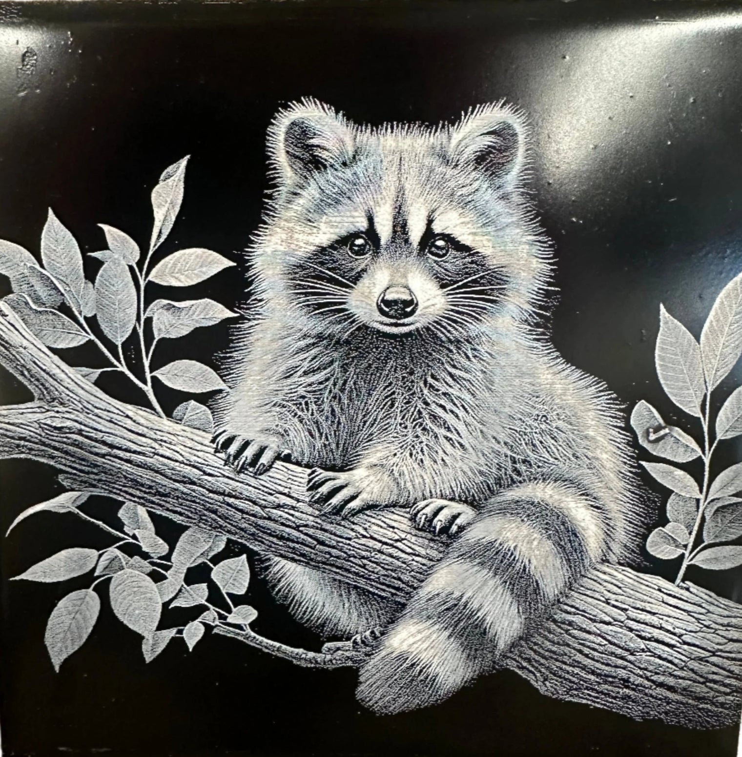 Laser Engraved Ceramic Tile