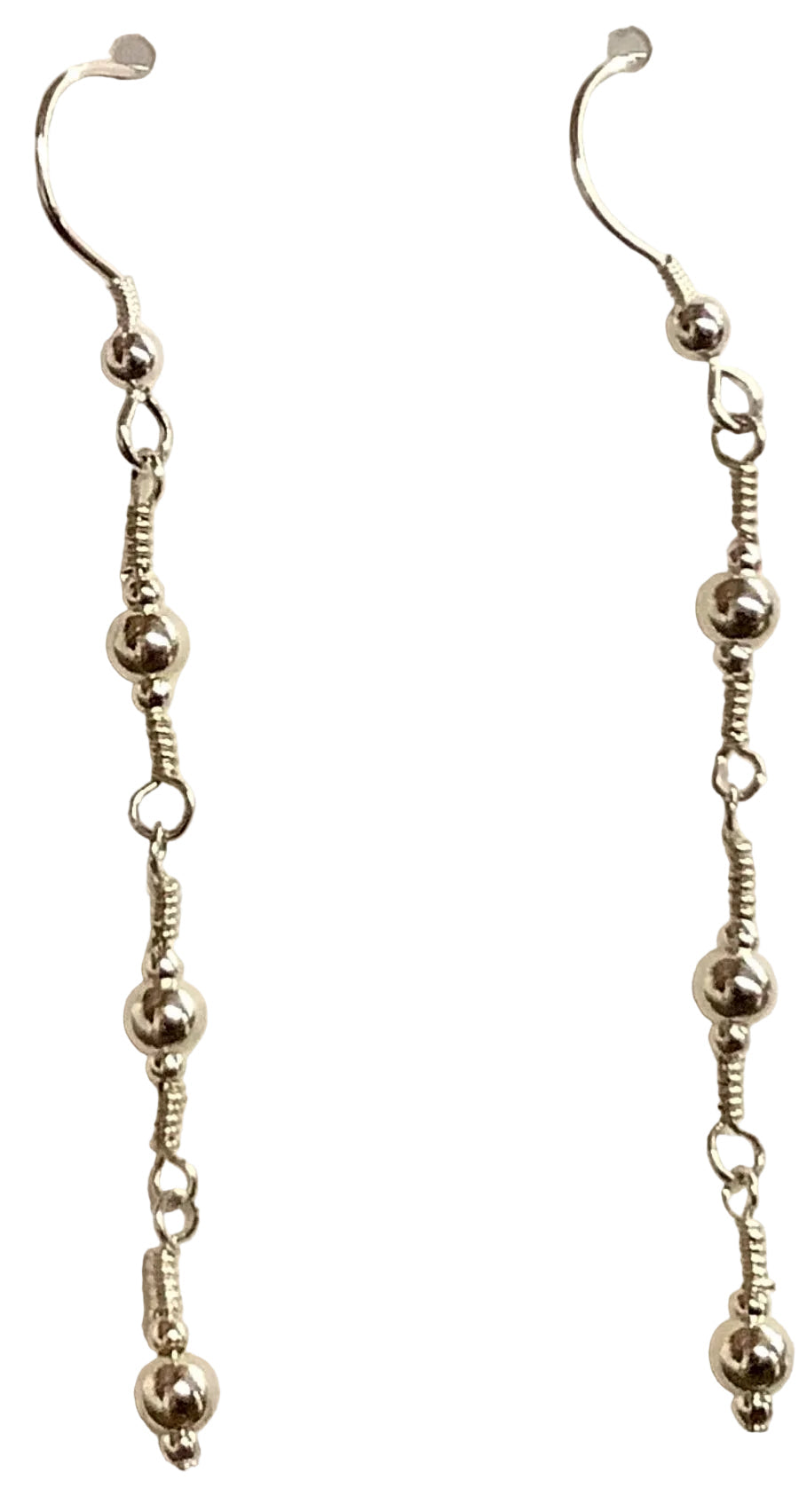 Silver Bead Earrings