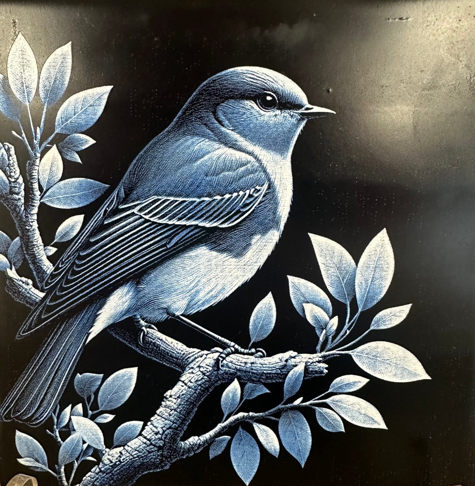 Laser Engraved Ceramic Tile