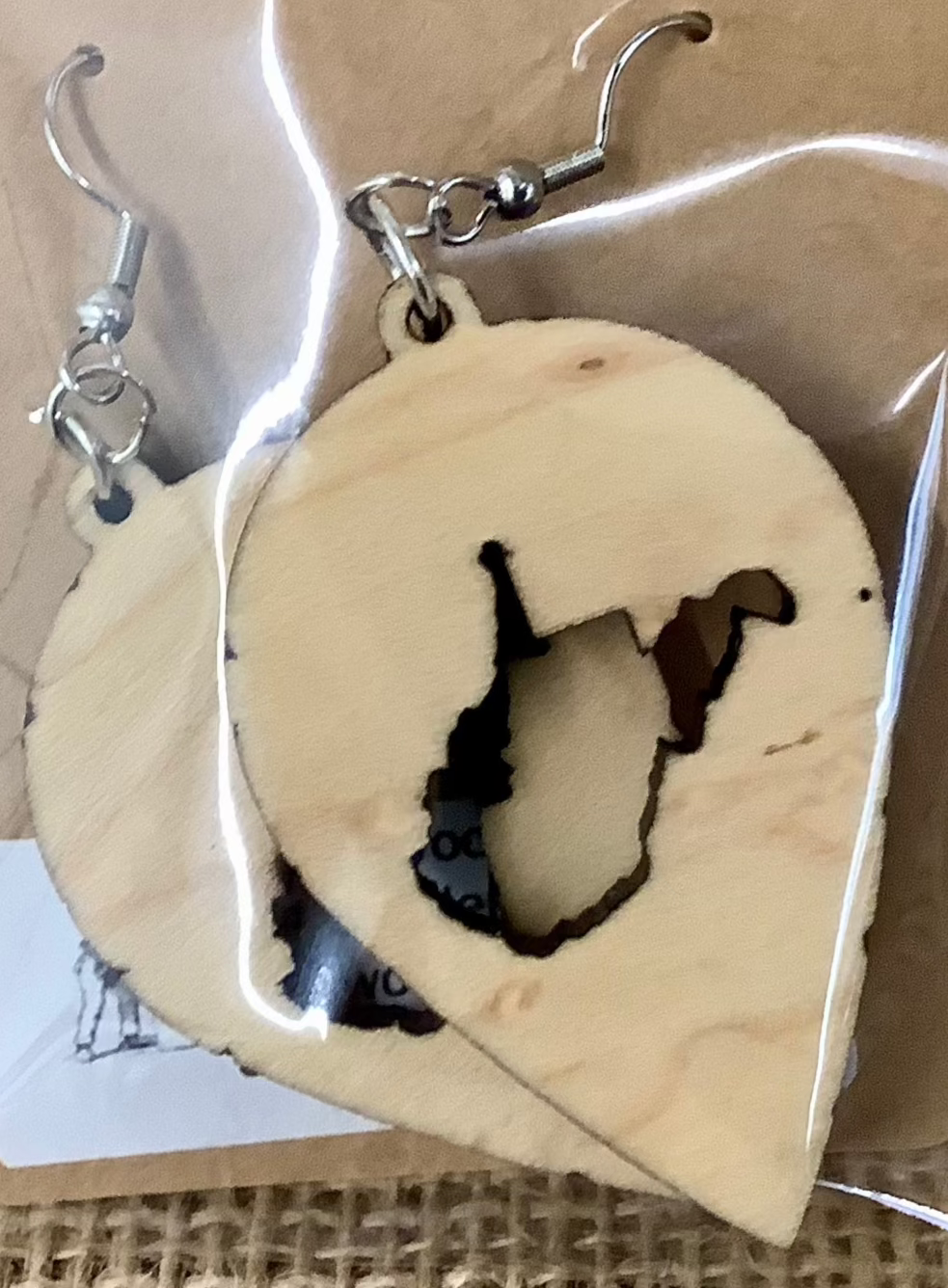 WV Wood Craft Earrings