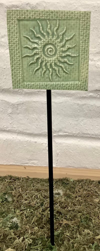 Ceramic Symbols Garden Stake