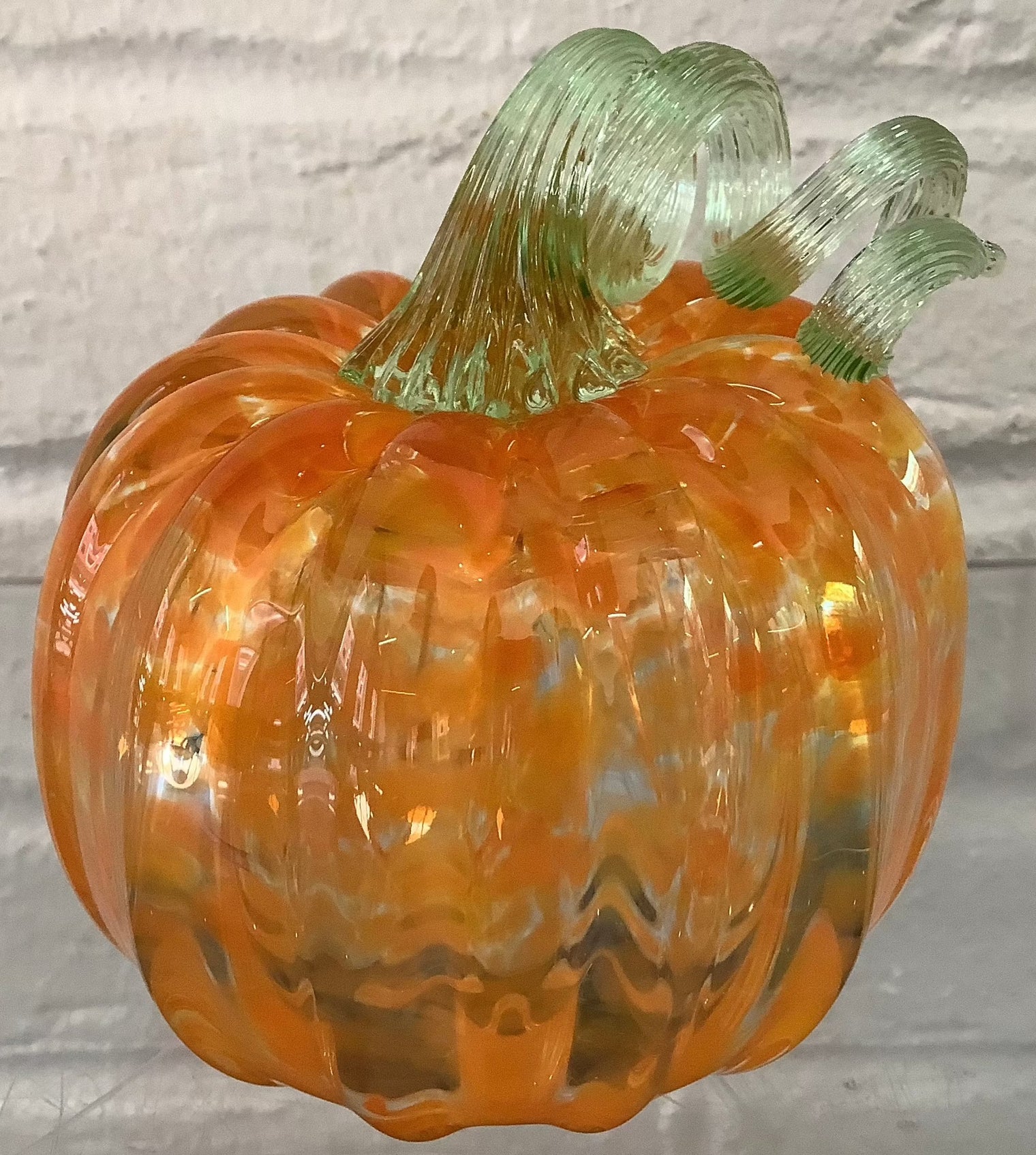 Blown Glass Pumpkin