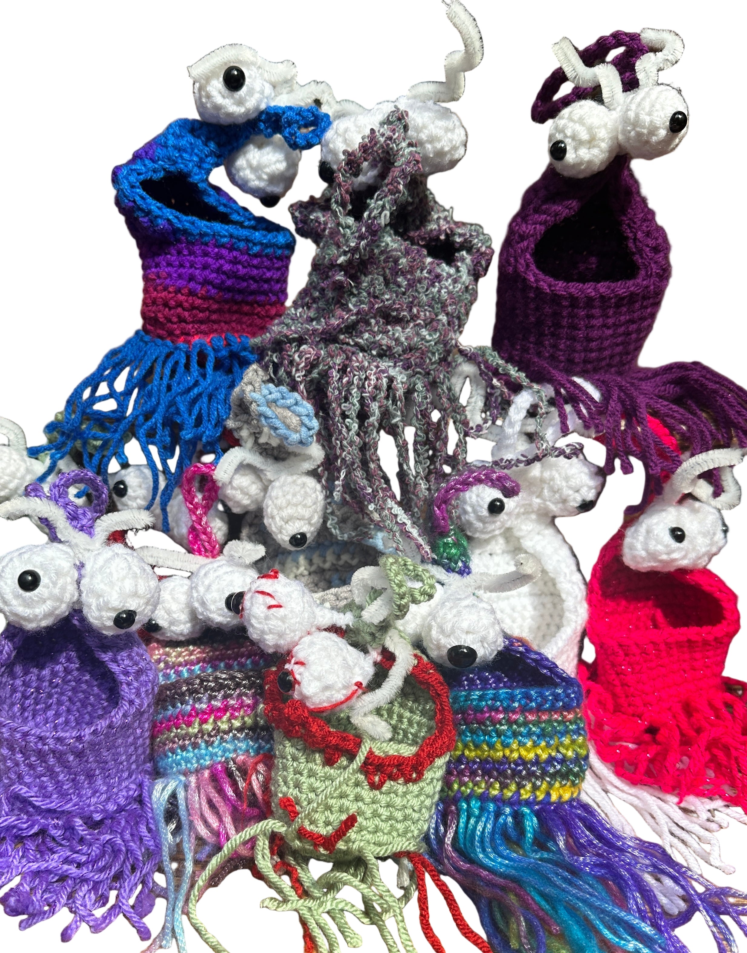Yip Yip Creature Bag from Mocha Crochets & Crafts – The Wheeling