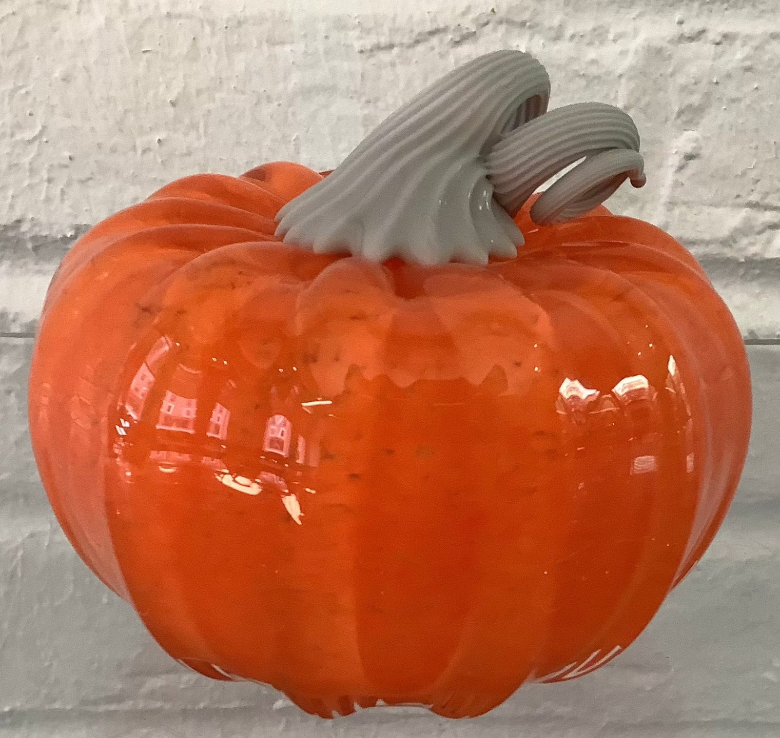 Blown Glass Pumpkin