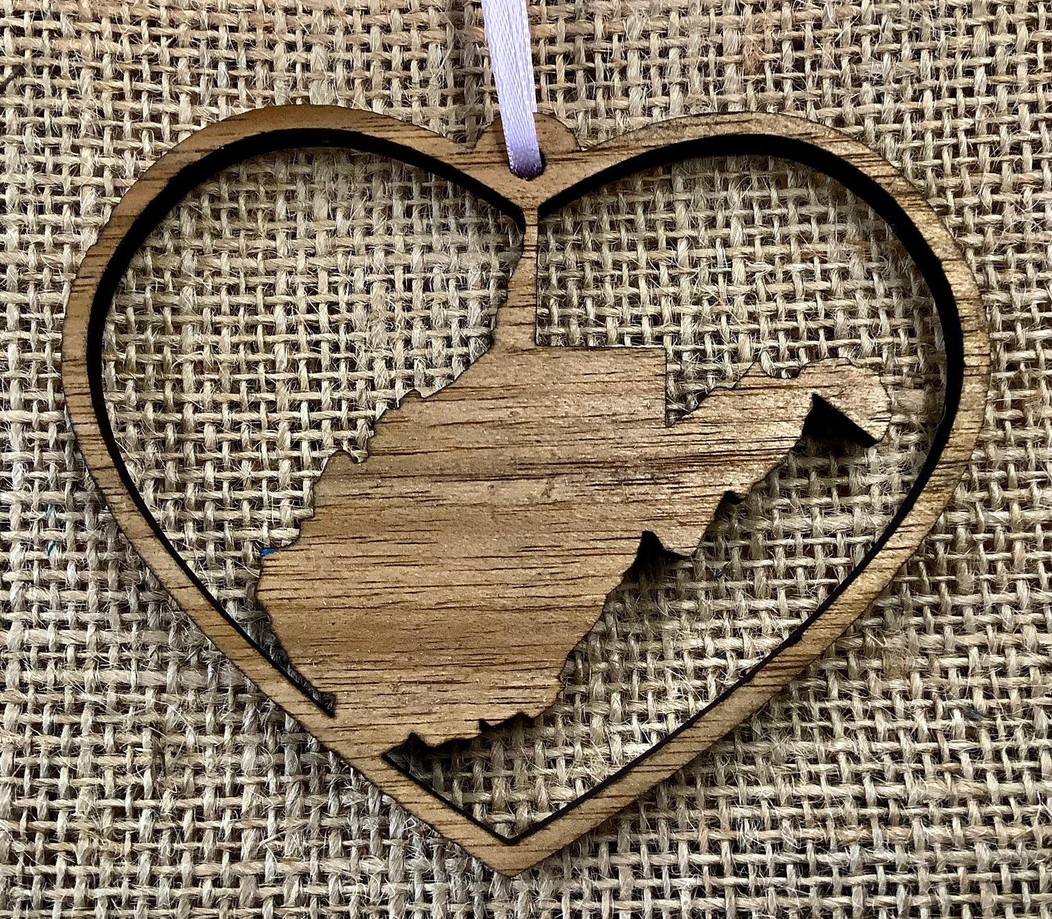 WV Heart Ornament