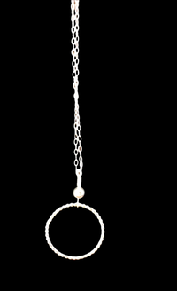 Sterling Silver Circle Necklace
