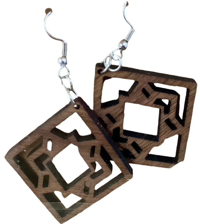 Wood Craft Earrings