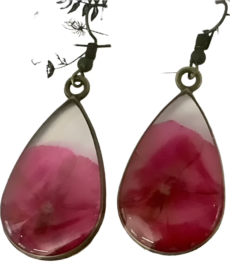 August Birth Flower Earrings Gladiolus