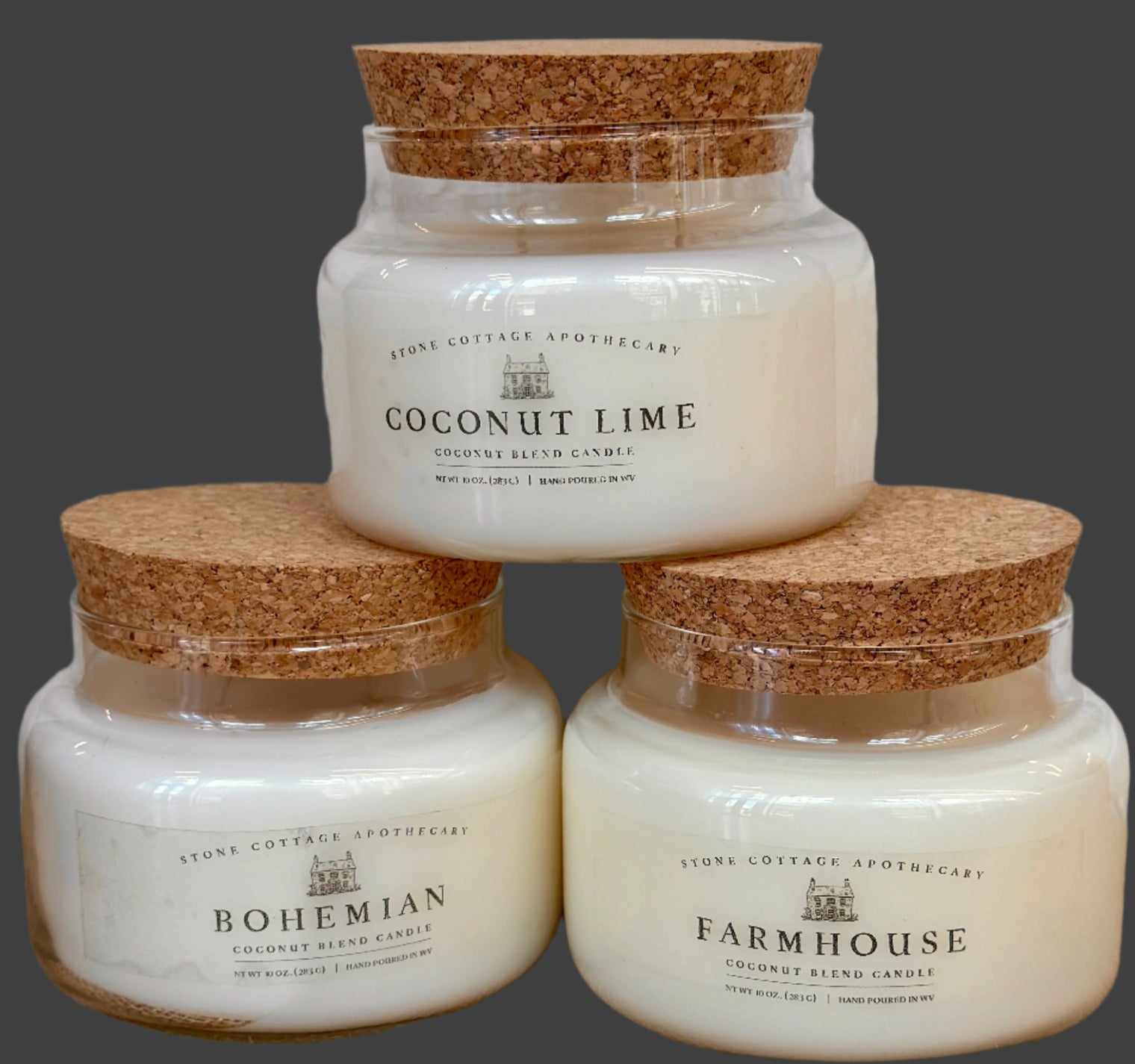 Hand-made Candle - 10 oz