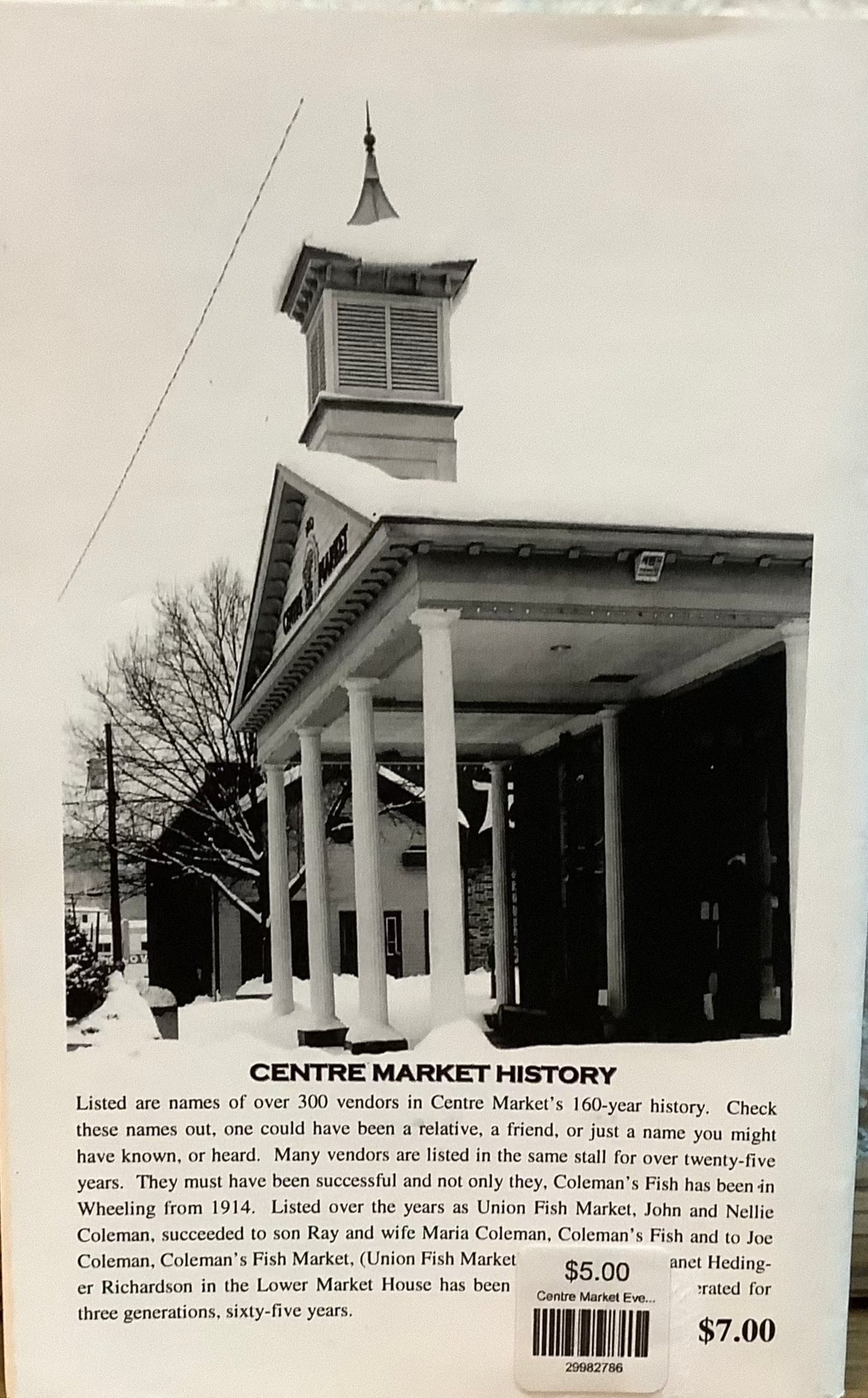 Centre Market Ever Changing A Historic Perspective