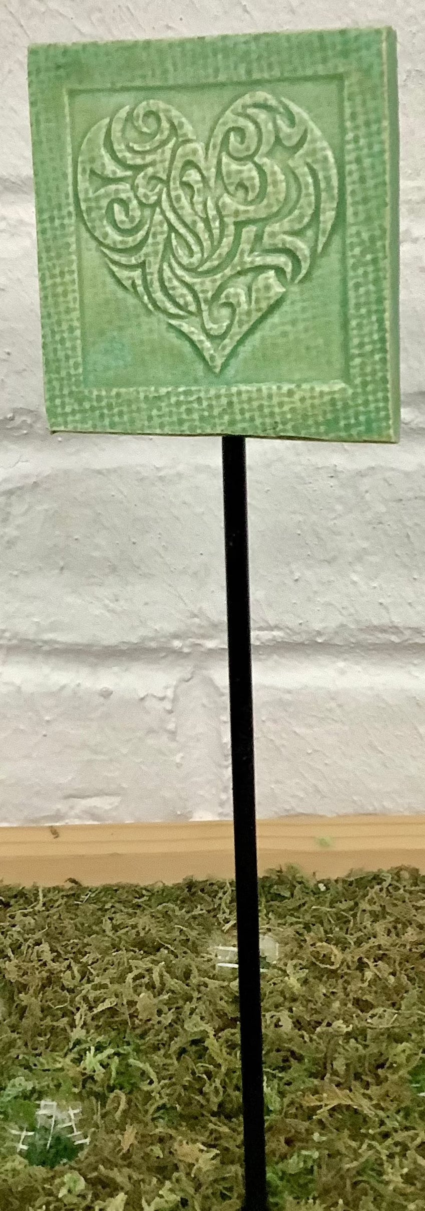 Ceramic Symbols Garden Stake