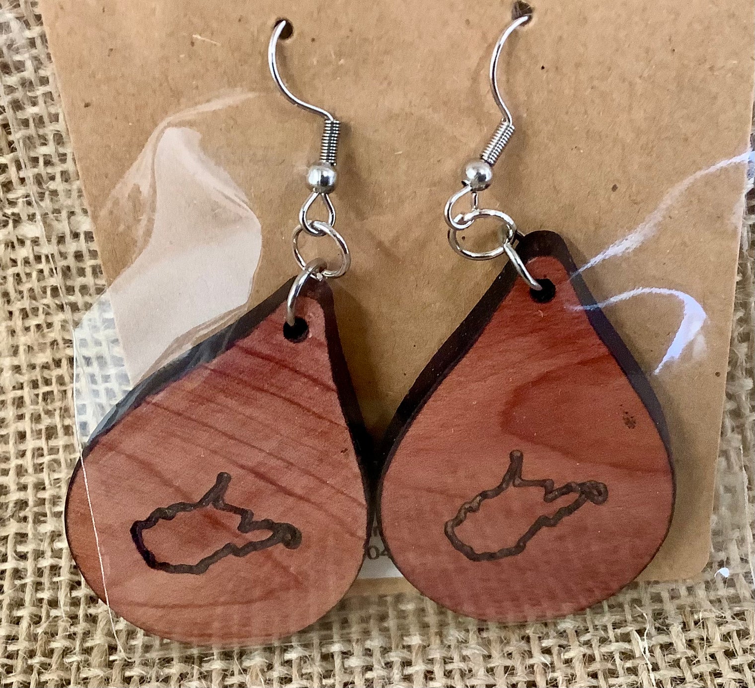 WV Wood Craft Earrings