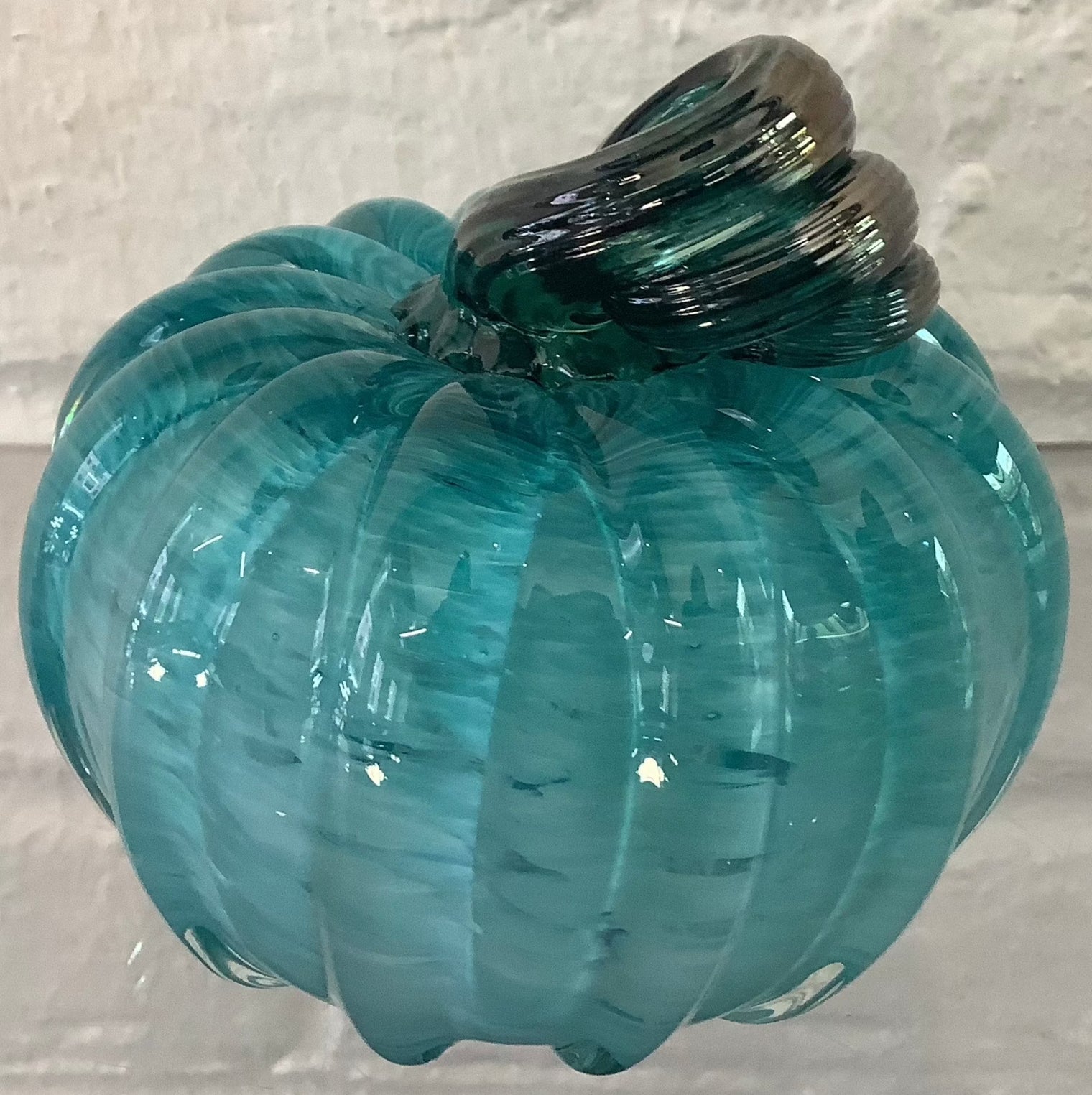 Blown Glass Pumpkin
