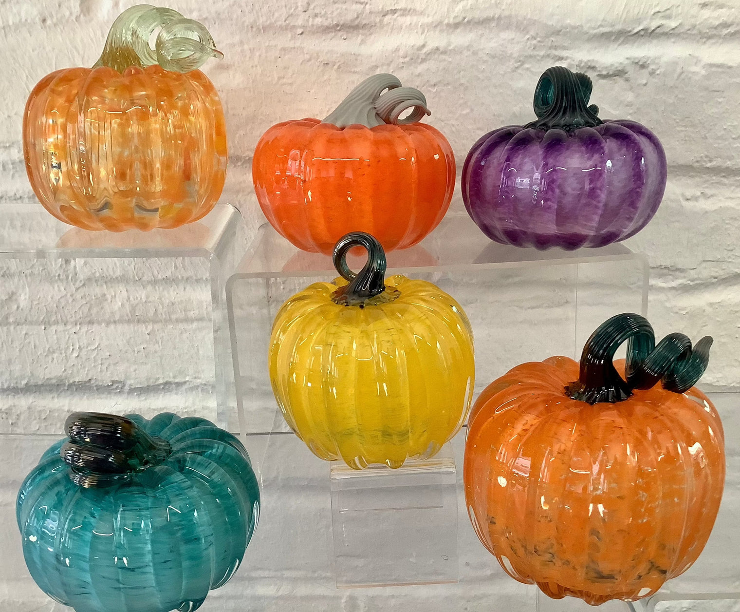 Blown Glass Pumpkin