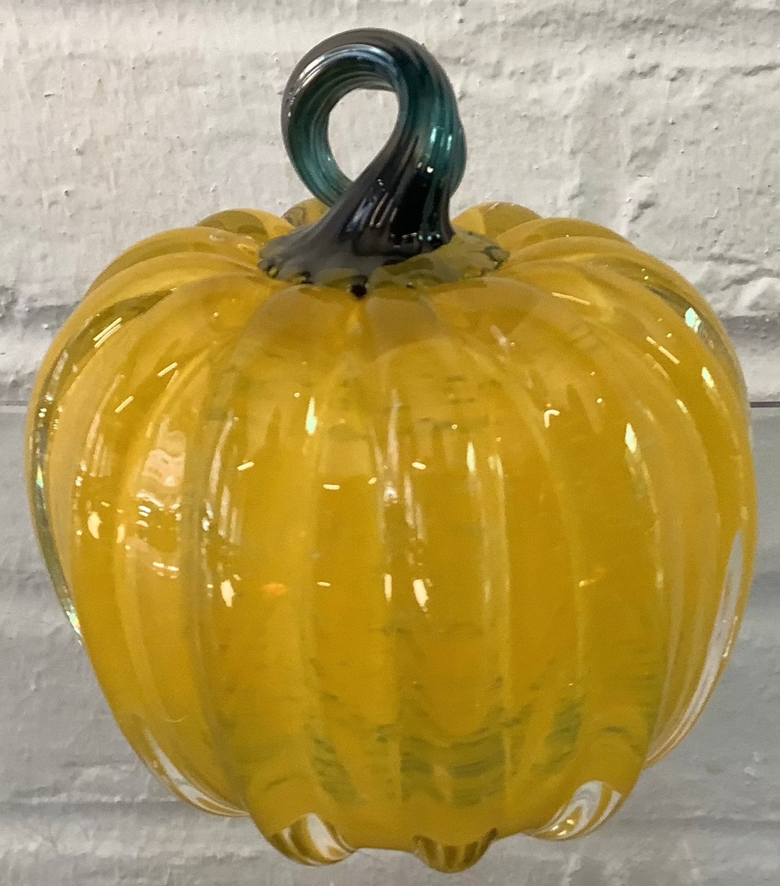 Blown Glass Pumpkin