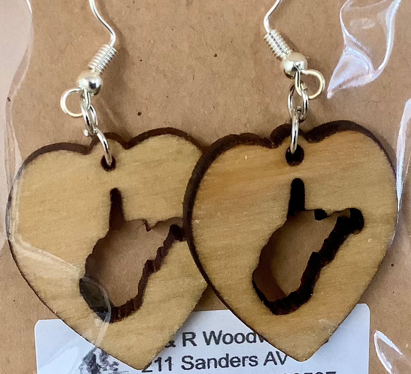 WV Wood Craft Earrings