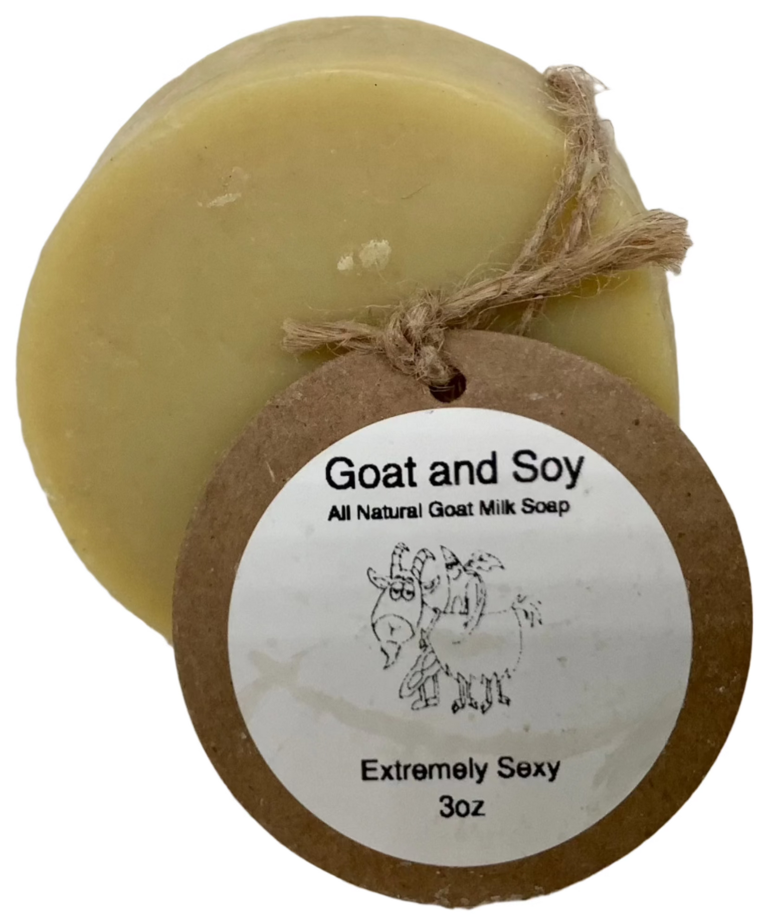 Rugged Round Goat Milk Soap