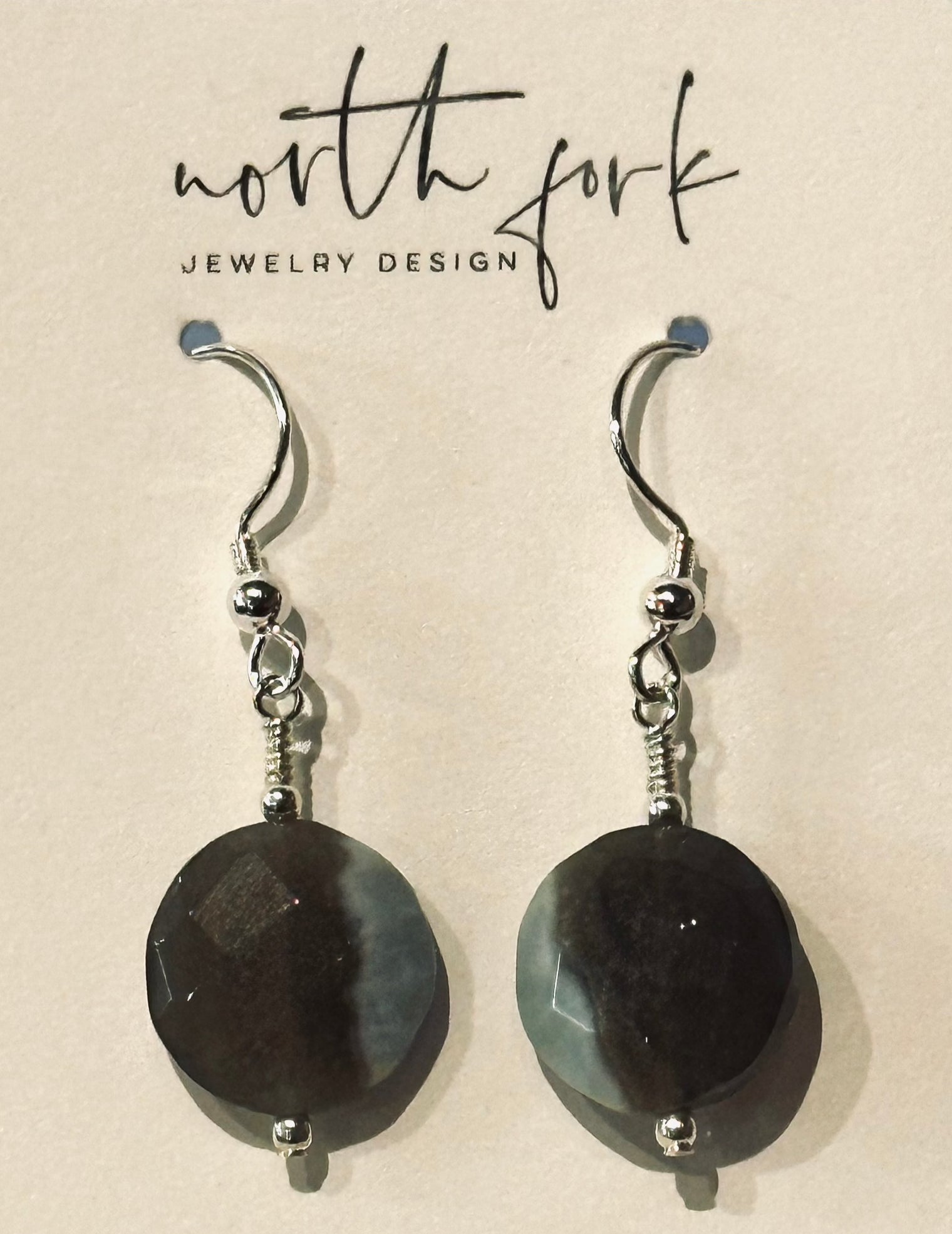 Blue Opal Earrings