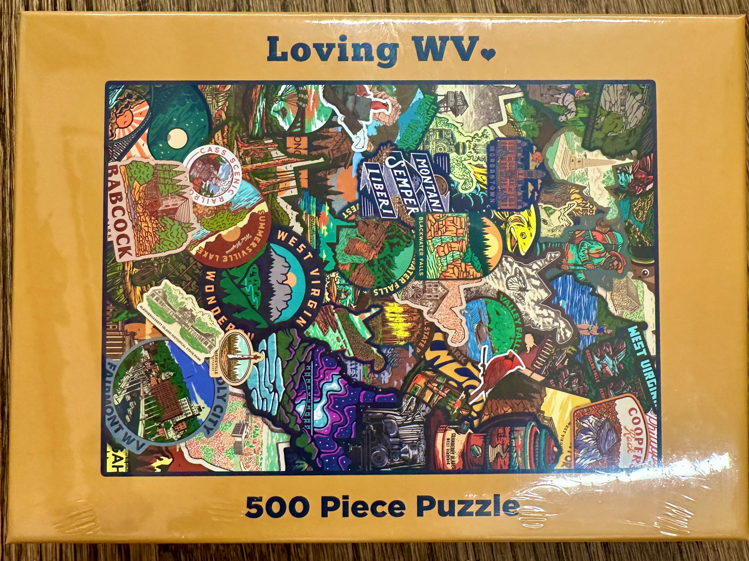 Sticker Collage Puzzle