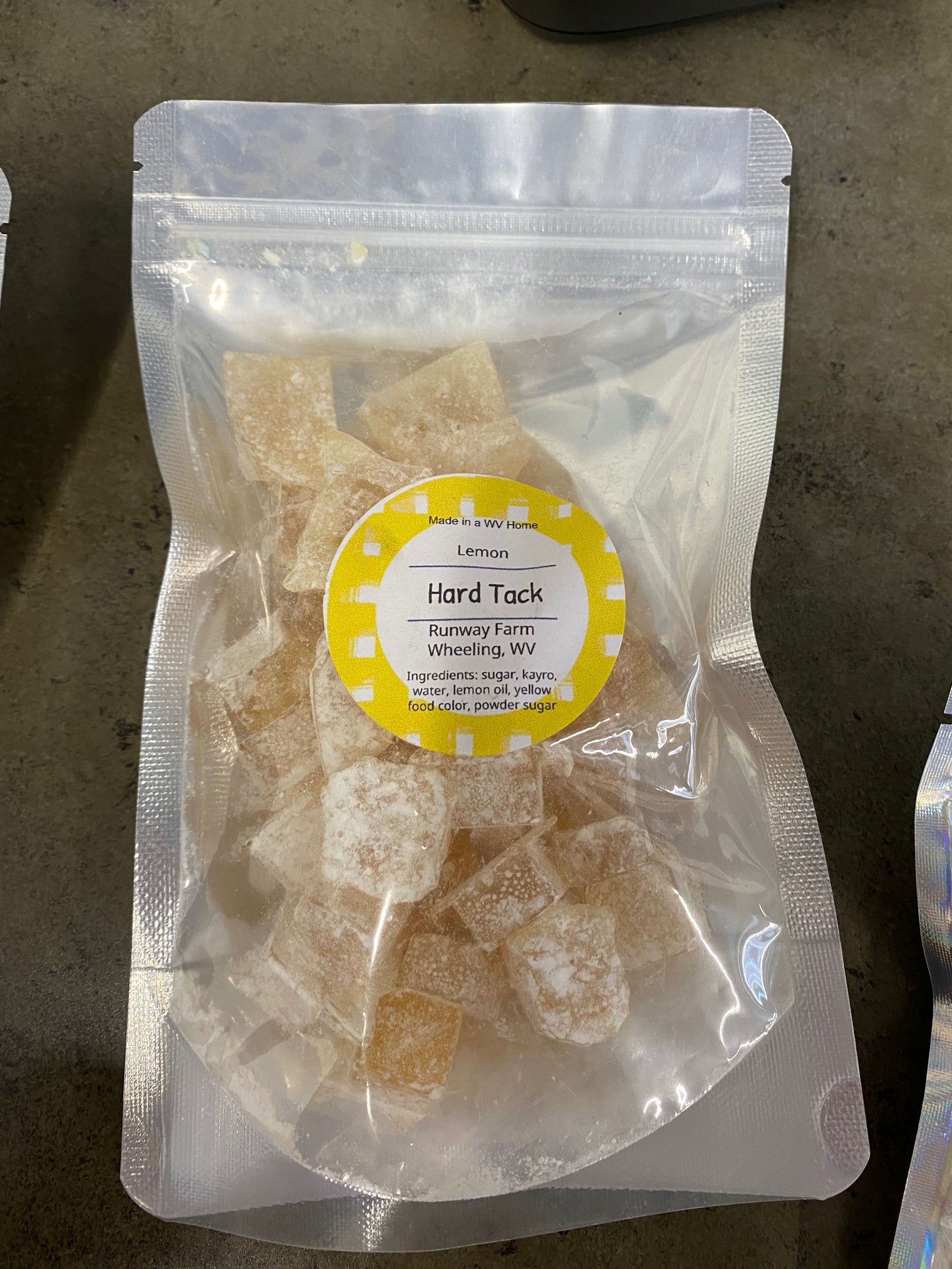 Hard Tack Candy Half-Pint Bag