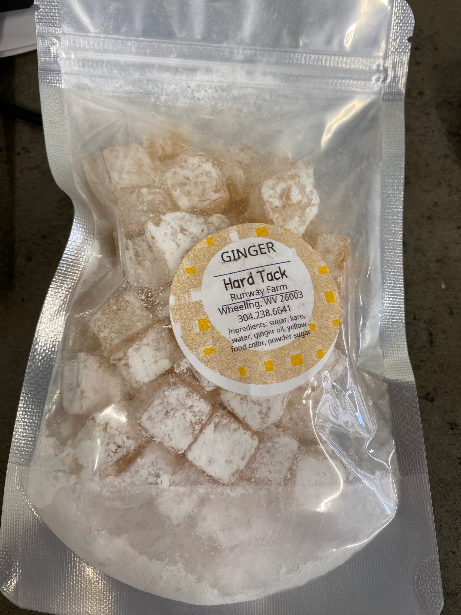 Hard Tack Candy Half-Pint Bag
