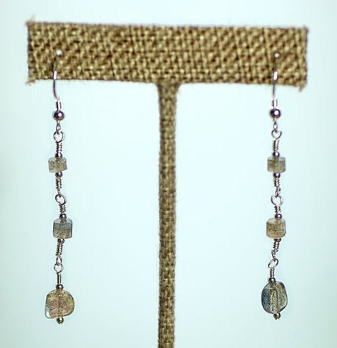 Labradorite Dangle Earrings