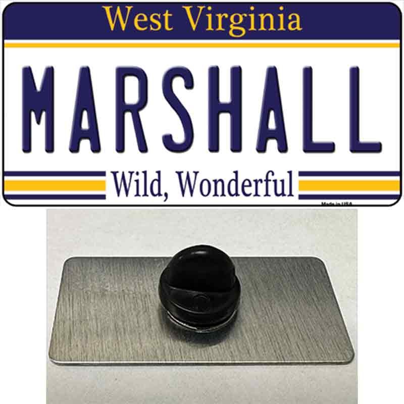 WV License Plate Metal Pins
