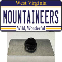 WV License Plate Metal Pins