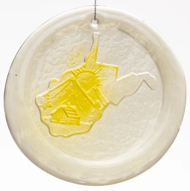 Take Me Home Glass Suncatcher