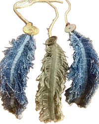 Upcycled Fabric Feathers