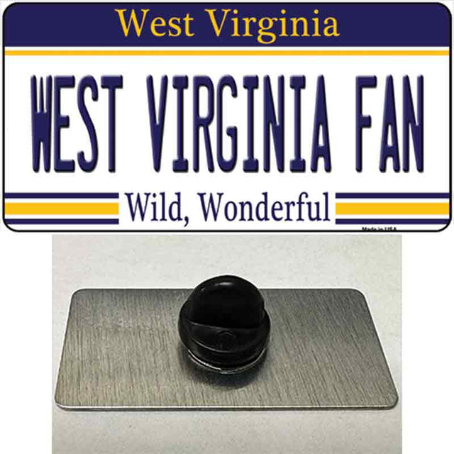 WV License Plate Metal Pins