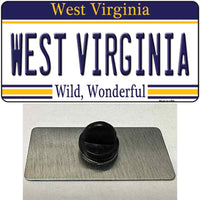 WV License Plate Metal Pins