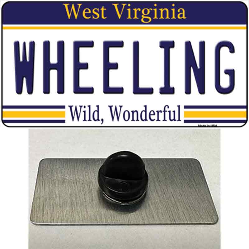 Wheeling WV License Plate Pin