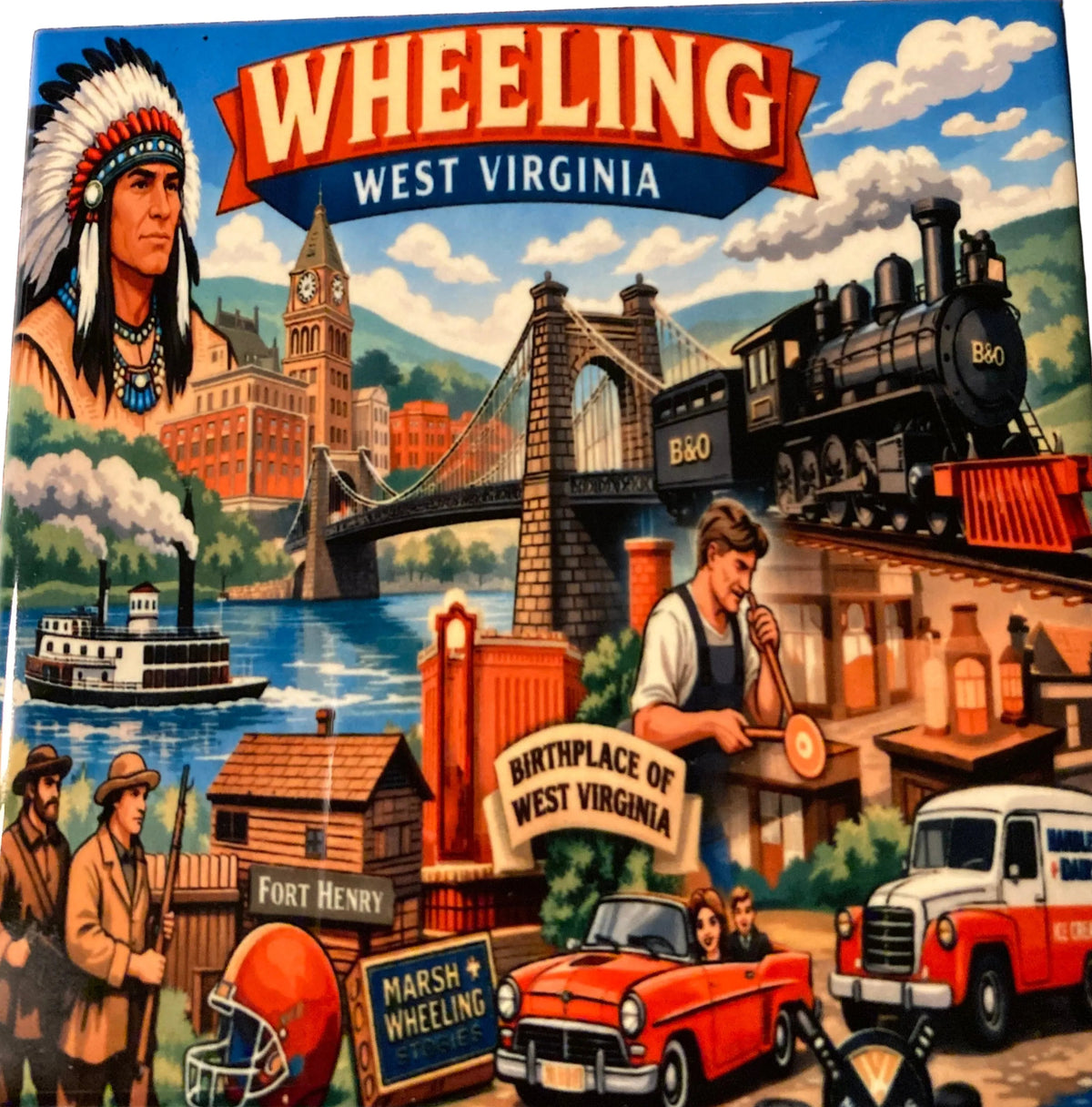 Wheeling - Birthplace of WV Coaster