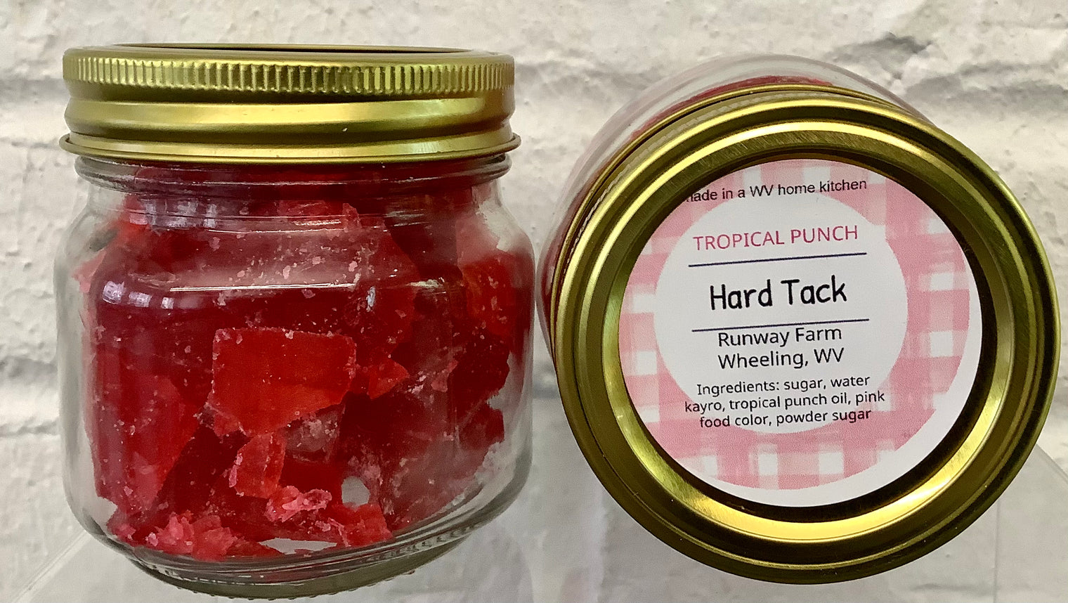 Hard Tack Candy, Half-Pint Jar